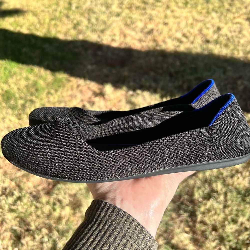 Rothy's Black and Blue Flats - Picture 2 of 7